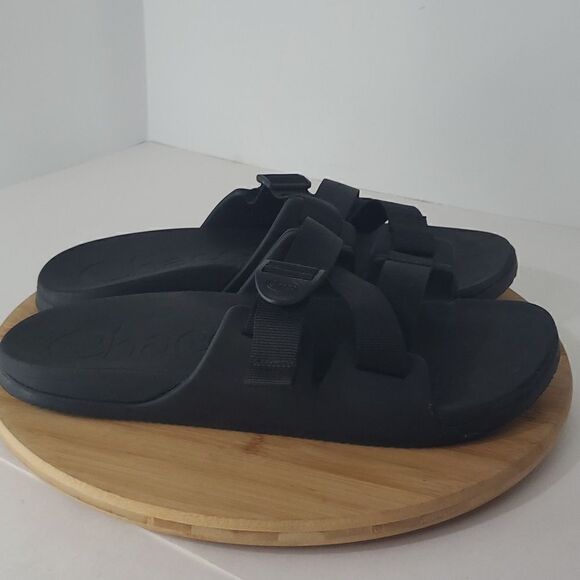 Chaco Chillos Slides Cross Straps Men's Size 13 - Picture 2 of 9